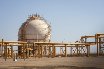 Storage Sphere for Liquified Petroleum Gas