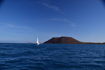 Insel Lobos bei Fuerteventura den Kanarischen Inseln