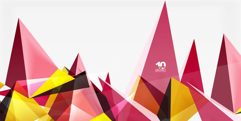 3d triangles geometric vector