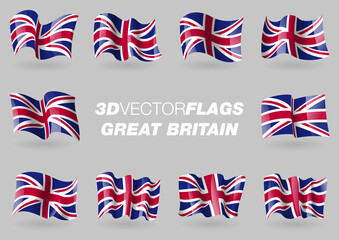 Gro&szlig;britannien Flaggen
