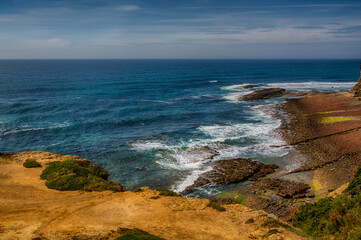 cave surf spot in Ericeira Portugal.