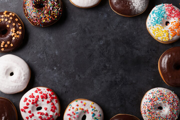 Colorful donuts