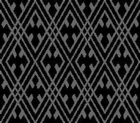 Halftone round black seamless background retro check geometry rhomb cross frame