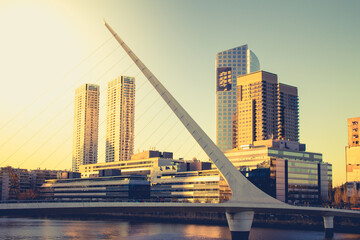 Puente de la Mujer, Buenos Aires, Argentina, South America