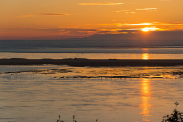 Romatischer Sonnenuntergang Dune du Pilat