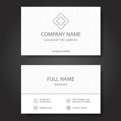 Business card, vector
