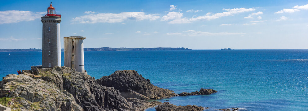 Petit Minou Lighthouse. Plougonvelin, Brittany, France