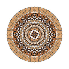 Flower Mandalas. Vintage decorative elements. Oriental pattern, vector illustration. Islam, Arabic, Indian, turkish, pakistan, chinese, ottoman motifs