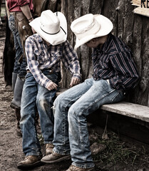 Cowboys taking a break