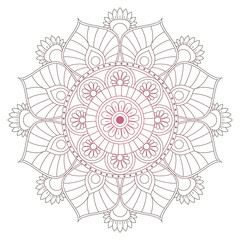 Flower Mandalas. Vintage decorative elements. Oriental pattern, vector illustration. Islam, Arabic, Indian, turkish, pakistan, chinese, ottoman motifs - 157313269