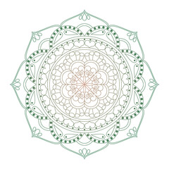 Flower Mandalas. Vintage decorative elements. Oriental pattern, vector illustration. Islam, Arabic, Indian, turkish, pakistan, chinese, ottoman motifs