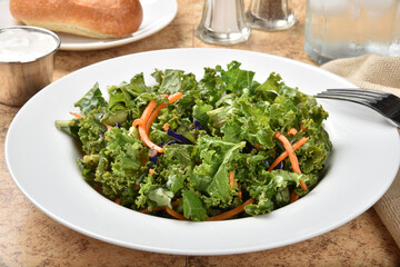 Bowl of kale salad