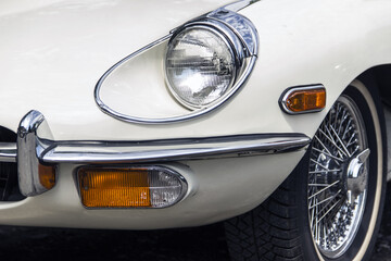 Classic mid-20th century sports car