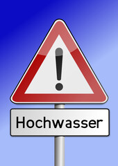 Achtung Hochwasser