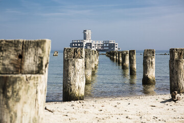 Torpedownia na plaży w Babich Dołach.