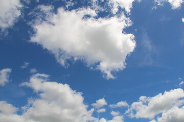 Blue sky and white clouds