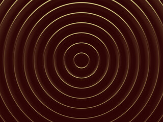 Golden rings. Abstract background image. 3D illustration. Works for text and website background, print and mobile application.