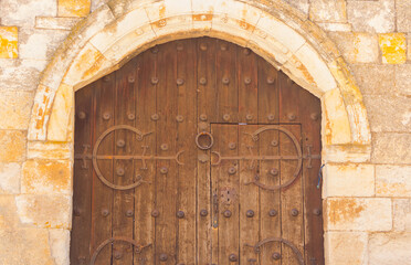 Door in a facade