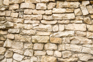 stone wall. Background for the male portrait