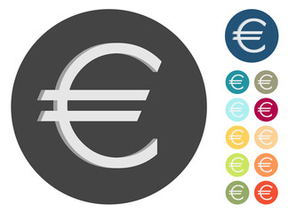 3D Icons - Euro