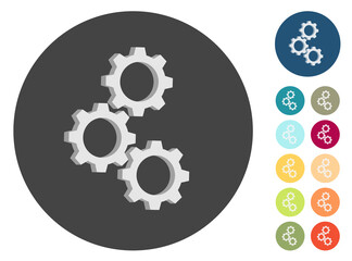 3D Icons - Zahnräder - Einstellungen
