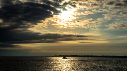 Lake Erie Sunset at Cedar Point