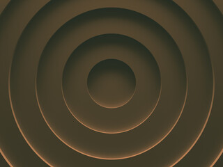 Modern circular abstract image works good for text backgrounds, website backgrounds, print or app. 3D illustration.