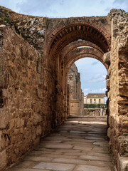 Fototapeta na wymiar Ancient roman theatre of Merida, Spain