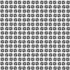 Pattern from animal footprint