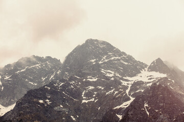 Rock mountains in Tatra National Park