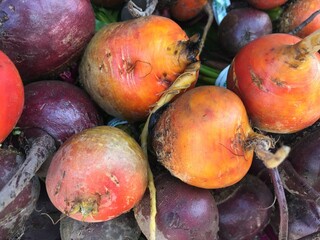 Bushel of Turnips at the market