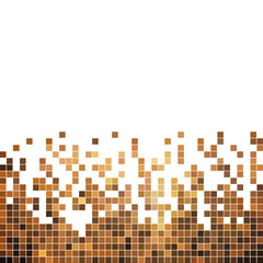 abstract vector square pixel mosaic background