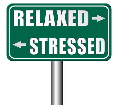 stressed or relaxed