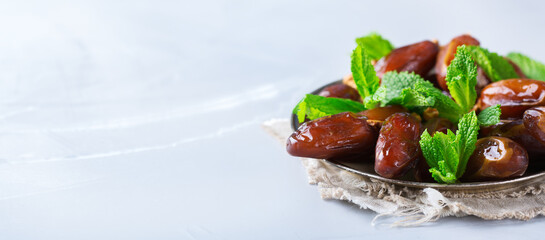 Ramadan ramazan kareem holiday. Traditional arabic iftar dates