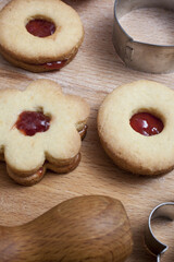 biscuits with jam homemade