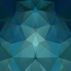 Abstract polygonal vector background. Blue geometric vector illustration. Creative design template.