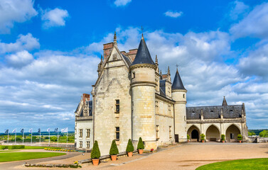 Fototapeta na wymiar Chateau d'Amboise, one of the castles in the Loire Valley - France