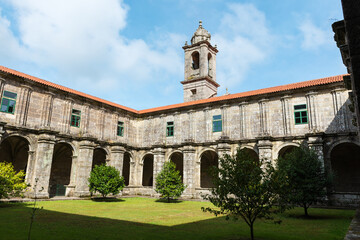 Fototapeta na wymiar Santa Maria de Armenteira Monastery in Galicia