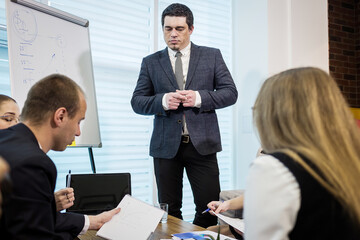 Business People Meeting Conference Discussion Corporate Concept,business team,business partners discussing documents and ideas,Business conference in a modern office