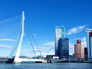 Photo sur Plexiglas Pont Érasme Rotterdam