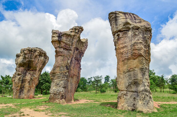 Stonehenge of Thailand (Mor Hin khao), The ancient strange stone is landmark at Chaiyaphum province Thailand
