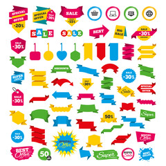 Online shopping icons. Notebook pc, cart, buy.