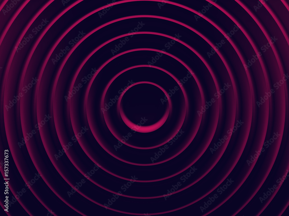 Poster circles pink abstract image works good for text and website backgrounds, print or app. 3d illustrati