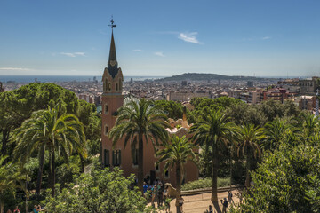 Modern and historic architecture in Barcelona