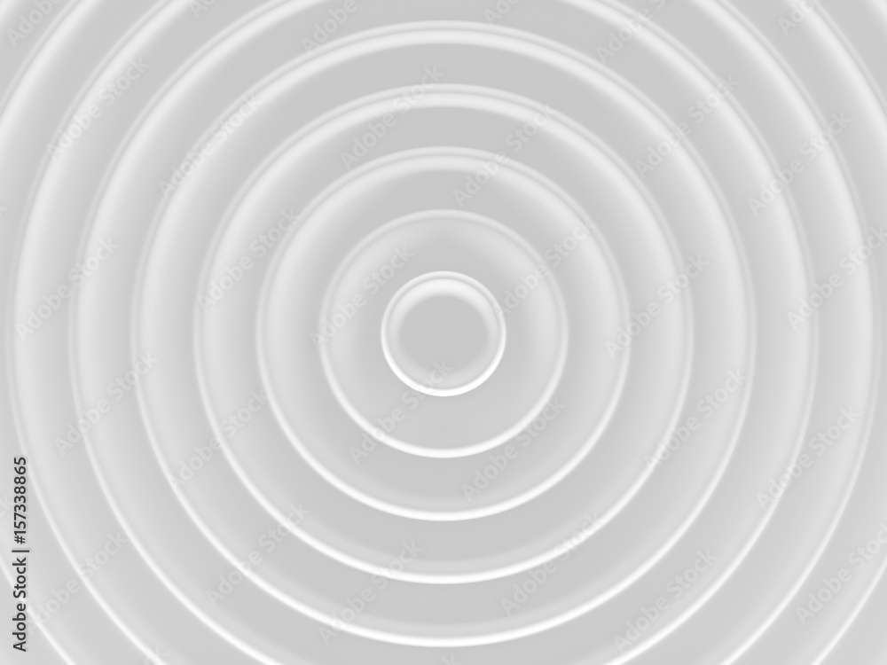 Poster white circles. clean abstract background image. 3d illustration. works for text and website backgrou