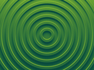 Green vortex. Abstract background for graphic design, book cover template, website design, application design. 3D illustration.