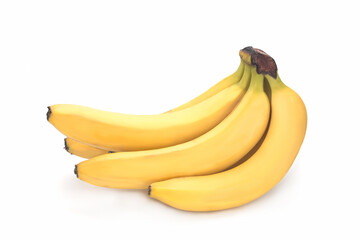 Bananas on a white background. Isolated