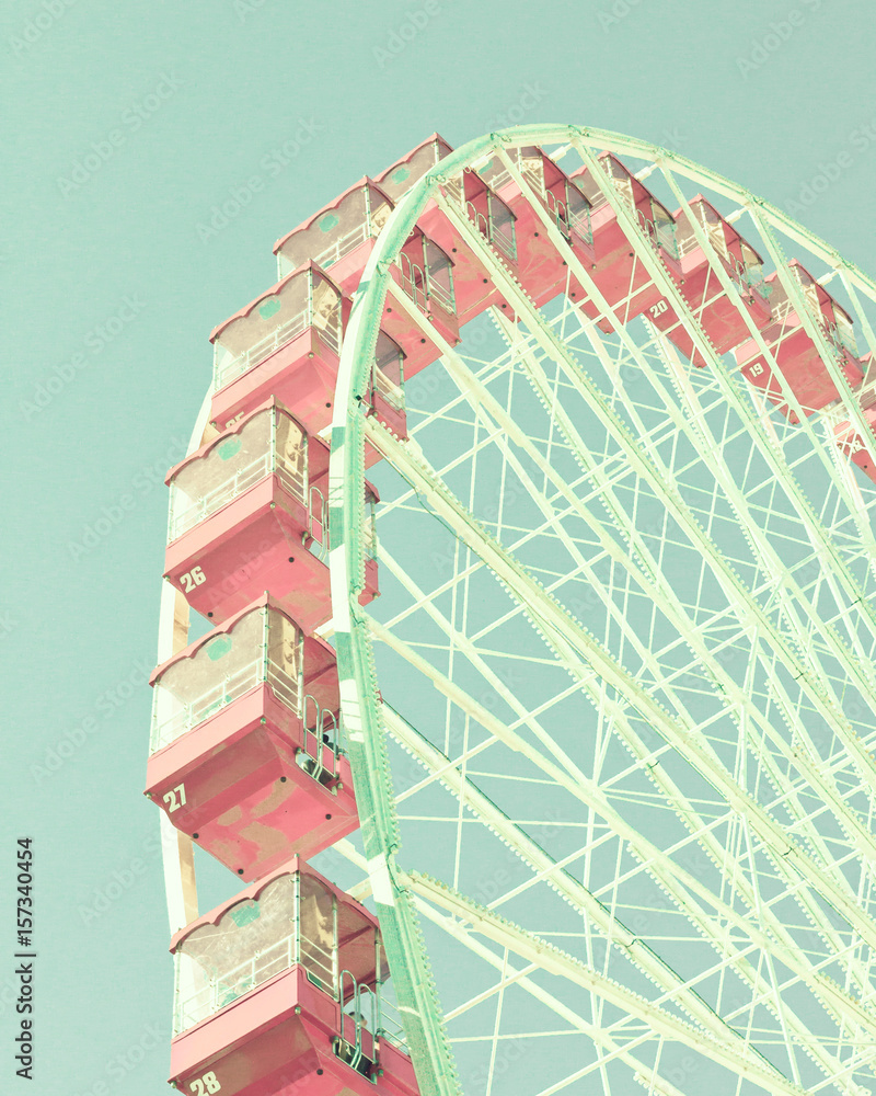 Wall mural Vintage ferris wheel