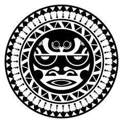 Beautiful Polynesian style tattoo