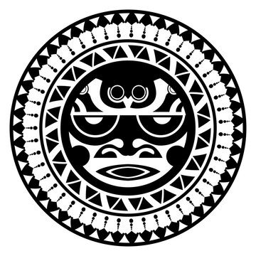 Beautiful Polynesian style tattoo